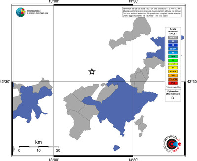Mappa MCS - territori comuni