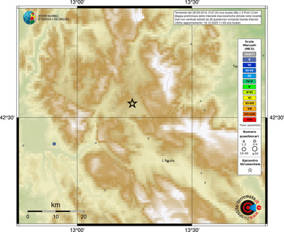 Mappa MCS - località