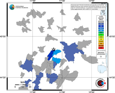 Mappa MCS - territori comuni