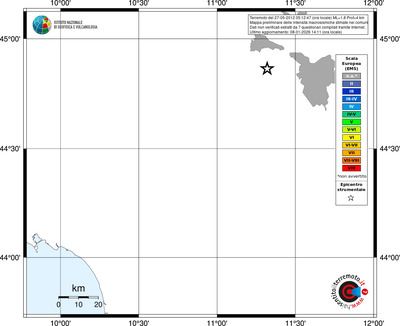 Mappa EMS - territori comuni