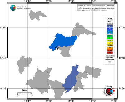 Mappa MCS - territori comuni