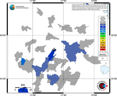 Mappa MCS - territori comuni