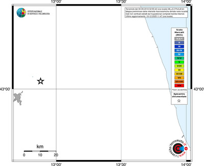 Mappa MCS - territori località