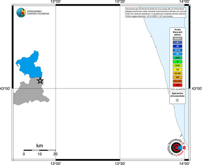 Mappa MCS - territori comuni