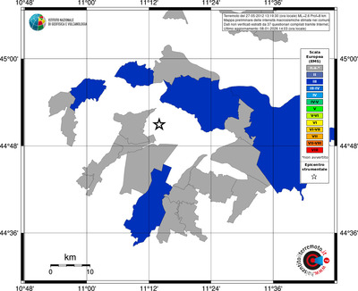 Mappa EMS - territori comuni