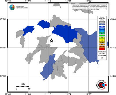 Mappa MCS - territori comuni