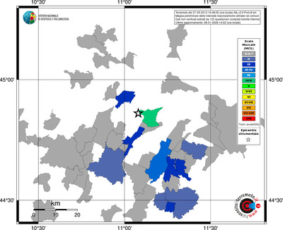 Mappa MCS - territori comuni