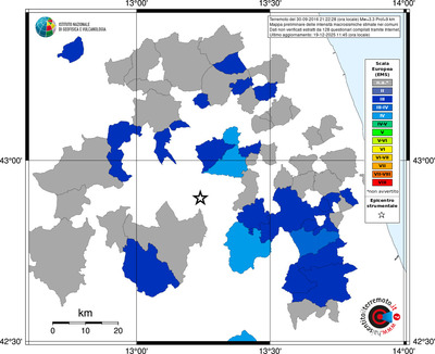 Mappa EMS - territori comuni