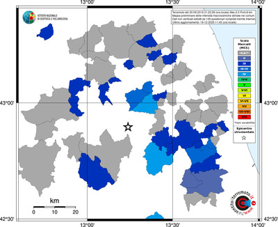 Mappa MCS - territori comuni