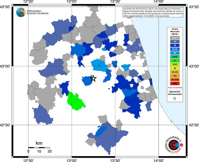 Mappa MCS - territori comuni