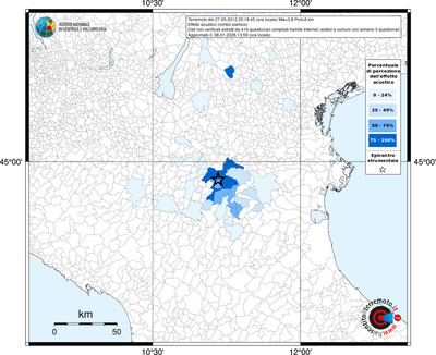 Mappa territorio comunale con almeno 3 questionari
