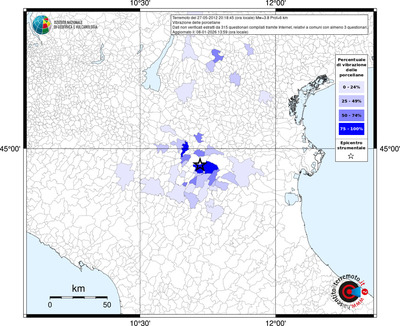 Mappa territorio comunale con almeno 3 questionari