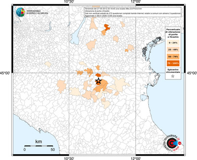 Mappa territorio comunale con almeno 3 questionari