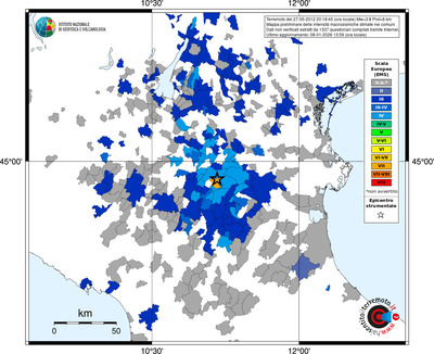 Mappa EMS - territori comuni