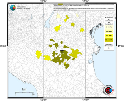 Mappa territorio comunale con almeno 3 questionari