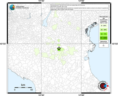 Mappa territorio comunale con almeno 3 questionari