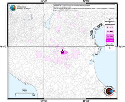 Mappa territorio comunale con almeno 3 questionari