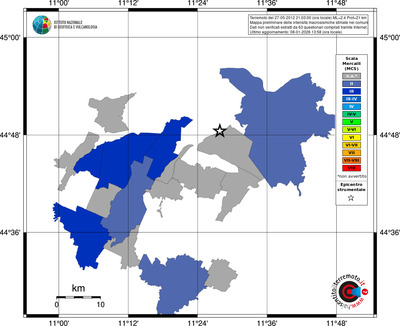 Mappa MCS - territori comuni