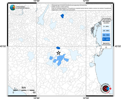 Mappa territorio comunale con almeno 3 questionari