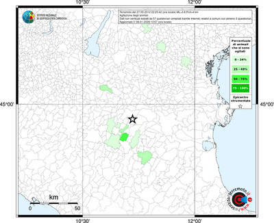 Mappa territorio comunale con almeno 3 questionari