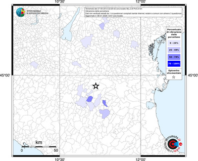 Mappa territorio comunale con almeno 3 questionari