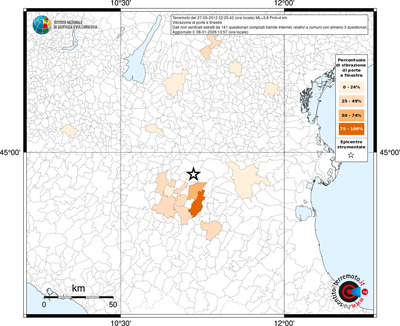 Mappa territorio comunale con almeno 3 questionari