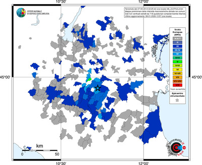 Mappa EMS - territori comuni