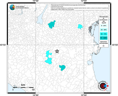 Mappa territorio comunale con almeno 3 questionari