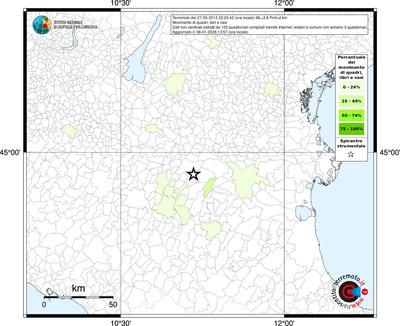 Mappa territorio comunale con almeno 3 questionari