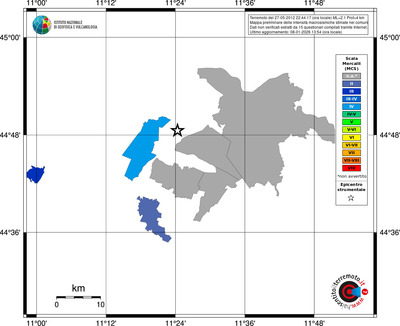 Mappa MCS - territori comuni