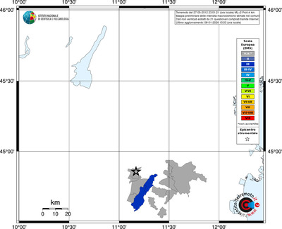 Mappa EMS - territori comuni