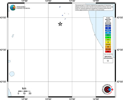 Mappa MCS - territori località
