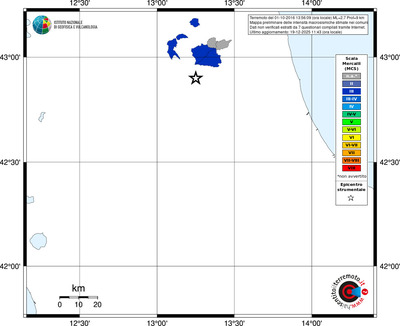 Mappa MCS - territori comuni