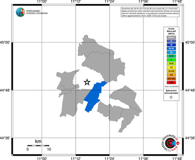 Mappa MCS - territori comuni