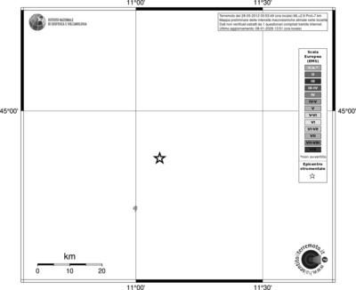 Mappa EMS - territori località