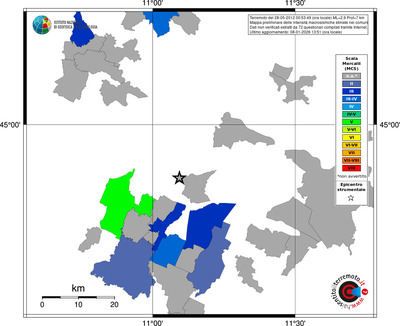 Mappa MCS - territori comuni
