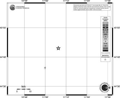 Mappa EMS - territori località