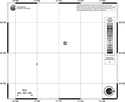 Mappa EMS - territori località