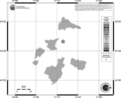 Mappa EMS - territori comuni