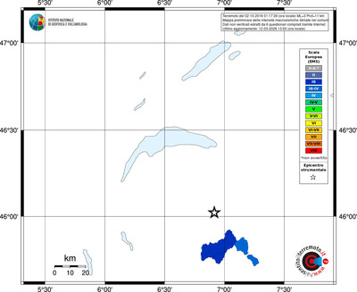 Mappa EMS - territori comuni