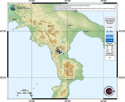 Mappa comuni con almeno 3 questionari
