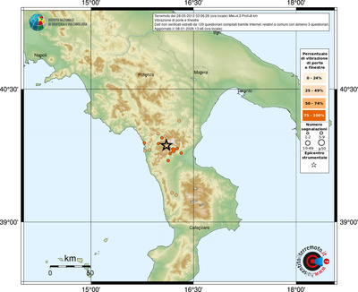 Mappa comuni con almeno 3 questionari