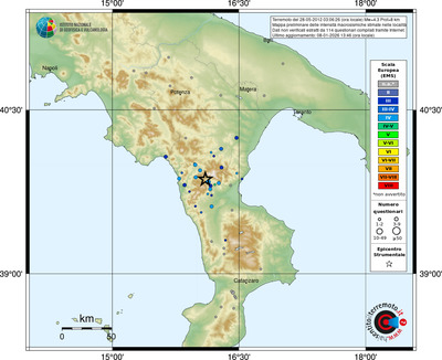 Mappa EMS - località
