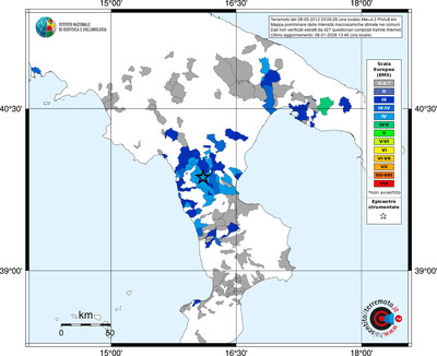 Mappa EMS - territori comuni