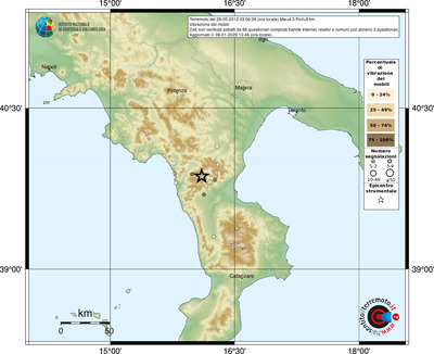 Mappa comuni con almeno 3 questionari