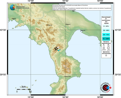 Mappa comuni con almeno 3 questionari