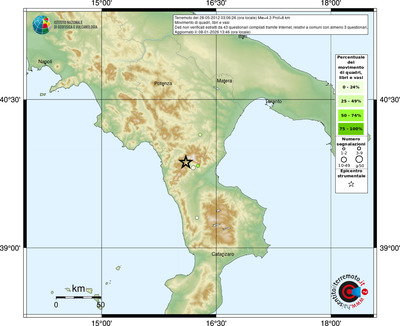 Mappa comuni con almeno 3 questionari