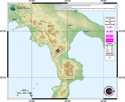 Mappa comuni con almeno 3 questionari