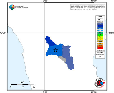 Mappa MCS - territori comuni