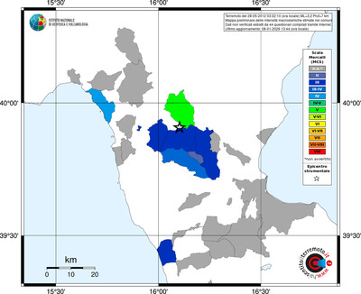 Mappa MCS - territori comuni
